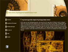 Tablet Screenshot of diplom-psychologe-stefan-grimm.de